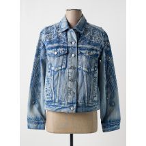SALSA - Veste casual bleu en coton - Femme - Taille 38 - Modz