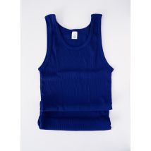 ACHEL - Débardeur bleu en coton - Homme - Taille XL - Modz