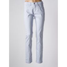 BRUNO SAINT HILAIRE - Pantalon slim bleu en coton - Femme - Taille 40 - Modz