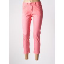 S.QUISE - Pantacourt rose en coton - Femme - Taille 38 - Modz