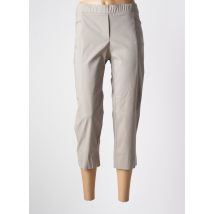 HALOGENE - Pantacourt gris en viscose - Femme - Taille 48 - Modz
