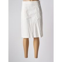 BRUNO SAINT HILAIRE - Jupe mi-longue beige en coton - Femme - Taille 38 - Modz