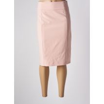 BRUNO SAINT HILAIRE - Jupe mi-longue rose en polyester - Femme - Taille 36 - Modz