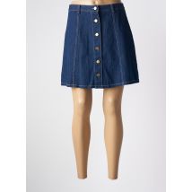 EMI-JO - Jupe courte bleu en coton - Femme - Taille 36 - Modz
