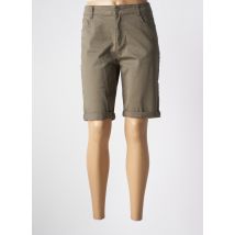 VOGGO - Bermuda vert en coton - Femme - Taille 44 - Modz