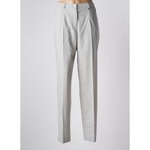 BRUNO SAINT HILAIRE - Pantalon droit gris en polyester - Femme - Taille 44 - Modz
