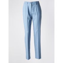 BRUNO SAINT HILAIRE - Pantalon slim bleu en polyester - Femme - Taille 38 - Modz