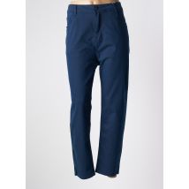 S.QUISE - Pantalon slim bleu en coton - Femme - Taille 50 - Modz