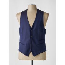 DIGEL - Gilet sans manche bleu en laine vierge - Homme - Taille L - Modz