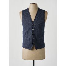 BENVENUTO - Gilet sans manche bleu en coton - Homme - Taille XS - Modz