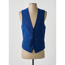 HUGO BOSS - Gilet sans manche bleu en laine vierge - Homme - Taille XXL - Modz