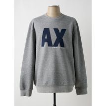 ARMANI EXCHANGE - Sweat-shirt gris en polyester - Homme - Taille S - Modz