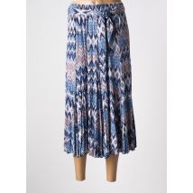 MODE ACTUELLE - Jupe longue bleu en polyester - Femme - Taille 44 - Modz