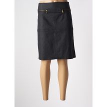 BRUNO SAINT HILAIRE - Jupe mi-longue noir en coton - Femme - Taille 42 - Modz