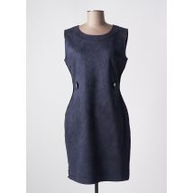 HF WOMAN COLLECTION - Robe mi-longue bleu en polyester - Femme - Taille 40 - Modz