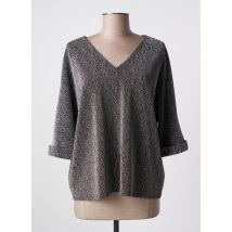 HALOGENE - Top argent en polyester - Femme - Taille 36 - Modz