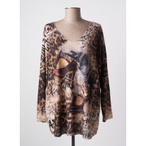 NEW COLLECTION - Pull marron en viscose - Femme - Taille TU - Modz