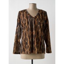MADE IN ITALY - Top marron en viscose - Femme - Taille 40 - Modz