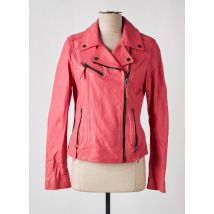 OAKWOOD - Veste en cuir rose en cuir - Femme - Taille 40 - Modz