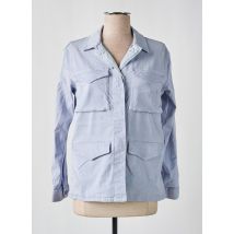 BRUNO SAINT HILAIRE - Veste casual bleu en lyocell - Femme - Taille 38 - Modz
