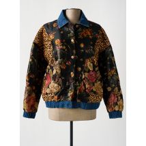 DESIGUAL - Blouson noir en cuir - Femme - Taille 38 - Modz