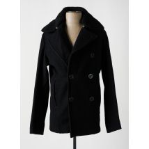 SCHOTT - Manteau long noir en laine - Homme - Taille L - Modz