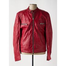 IMPERIAL - Veste simili cuir rouge en polyurethane - Homme - Taille XL - Modz