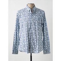 BENSON & CHERRY - Chemise manches longues bleu en coton - Homme - Taille XL - Modz