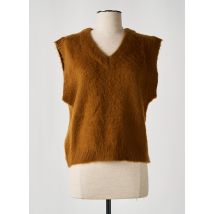LILI SIDONIO - Pull marron en acrylique - Femme - Taille 38 - Modz