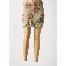 DESIGUAL - Jupe courte beige en coton - Femme - Taille 44 - Modz