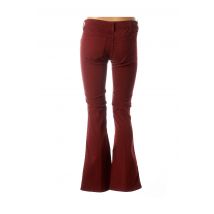 PEPE JEANS - Pantalon flare rouge en coton - Femme - Taille TU - Modz