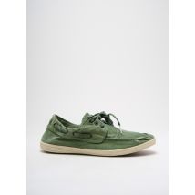 NATURAL WORLD - Chaussures bâteau vert en textile - Homme - Taille 40 - Modz