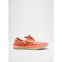 NATURAL WORLD - Chaussures bâteau orange en textile - Homme - Taille 40 - Modz