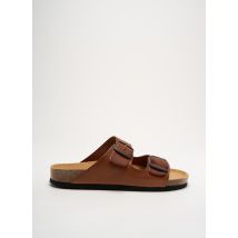 NATURAL WORLD - Mules/Sabots marron en cuir - Homme - Taille 41 - Modz