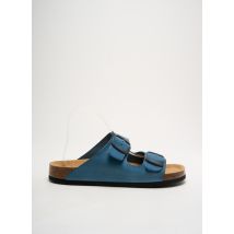 NATURAL WORLD - Mules/Sabots bleu en cuir - Homme - Taille 43 - Modz
