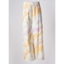 IMPREVU - Pantalon large beige en coton - Femme - Taille 34 - Modz