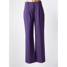 NINETTE - Pantalon large violet en polyester - Femme - Taille 38 - Modz