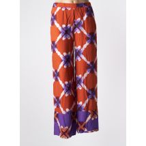 IMPREVU - Pantalon large orange en viscose - Femme - Taille 38 - Modz