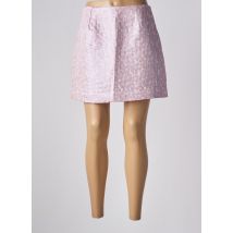OPULLENCE - Jupe courte rose en coton - Femme - Taille 38 - Modz