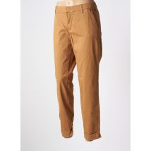 SUMMUM - Pantalon chino marron en coton - Femme - Taille 46 - Modz