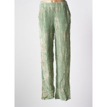 MKT STUDIO - Pantalon droit vert en viscose - Femme - Taille 38 - Modz