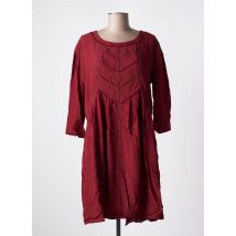 LOUIZON - Robe mi-longue rouge en viscose - Femme - Taille 42 - Modz