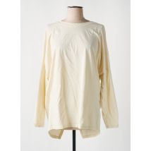 NINETTE - Tunique manches longues beige en coton - Femme - Taille TU - Modz