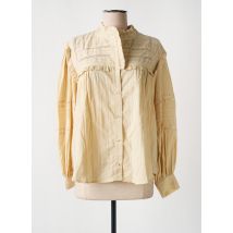OPULLENCE - Chemisier beige en coton - Femme - Taille 36 - Modz