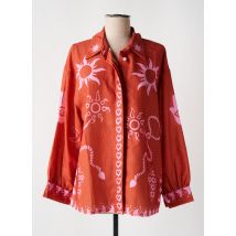 THE CORNER - Chemisier orange en coton - Femme - Taille TU - Modz