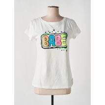 NINETTE - T-shirt blanc en coton - Femme - Taille TU - Modz