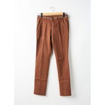 MASON'S - Pantalon chino marron en coton - Homme - Taille 40 - Modz
