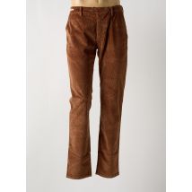 TELERIA ZED - Pantalon chino marron en coton - Homme - Taille W31 - Modz
