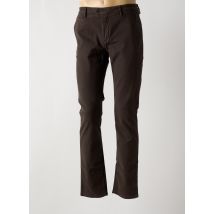 TELERIA ZED - Pantalon chino marron en coton - Homme - Taille W33 - Modz