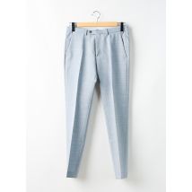 DIGEL - Pantalon slim bleu en laine vierge - Homme - Taille 40 - Modz